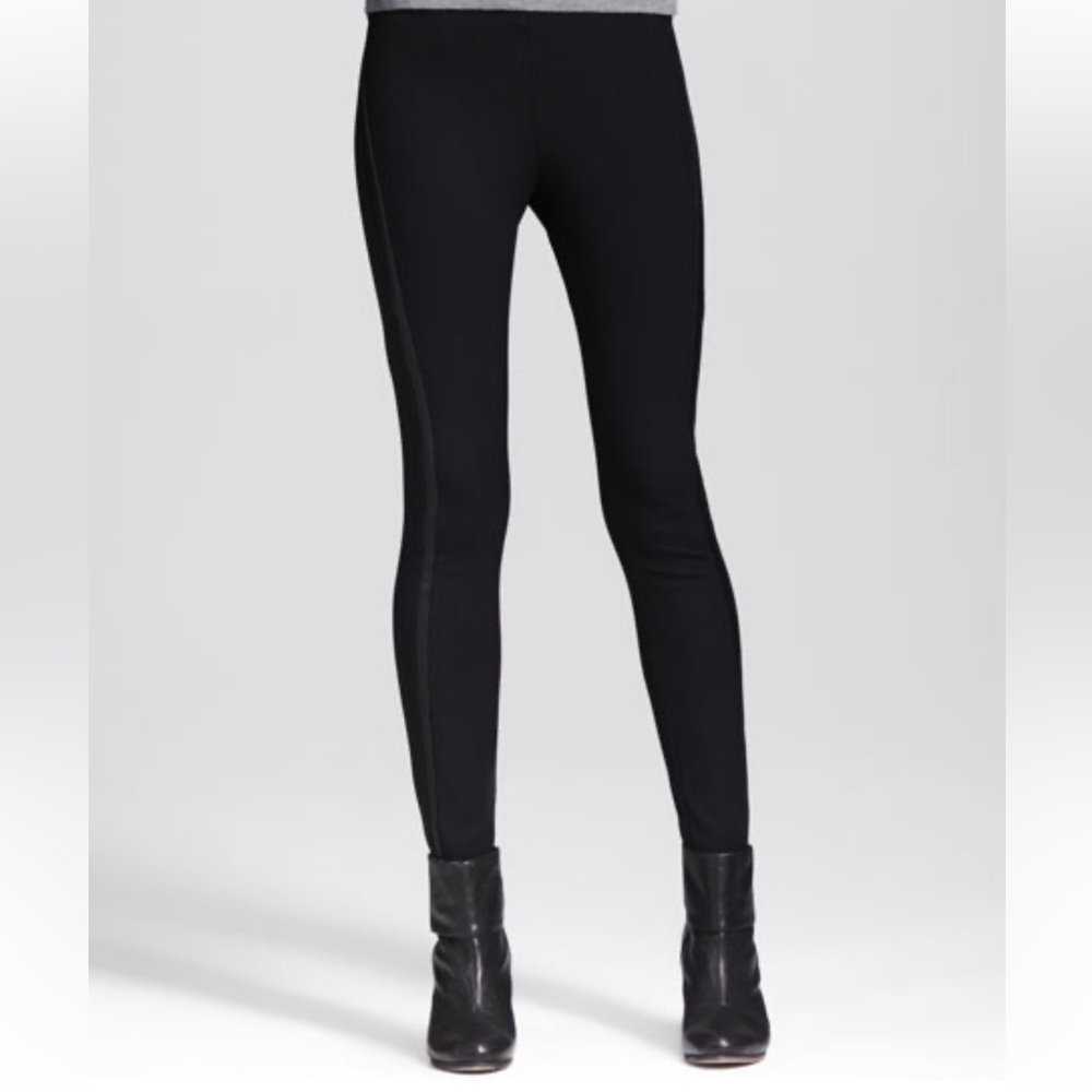 RAG & BONE, Van Dyke Leather-Stripe Leggings